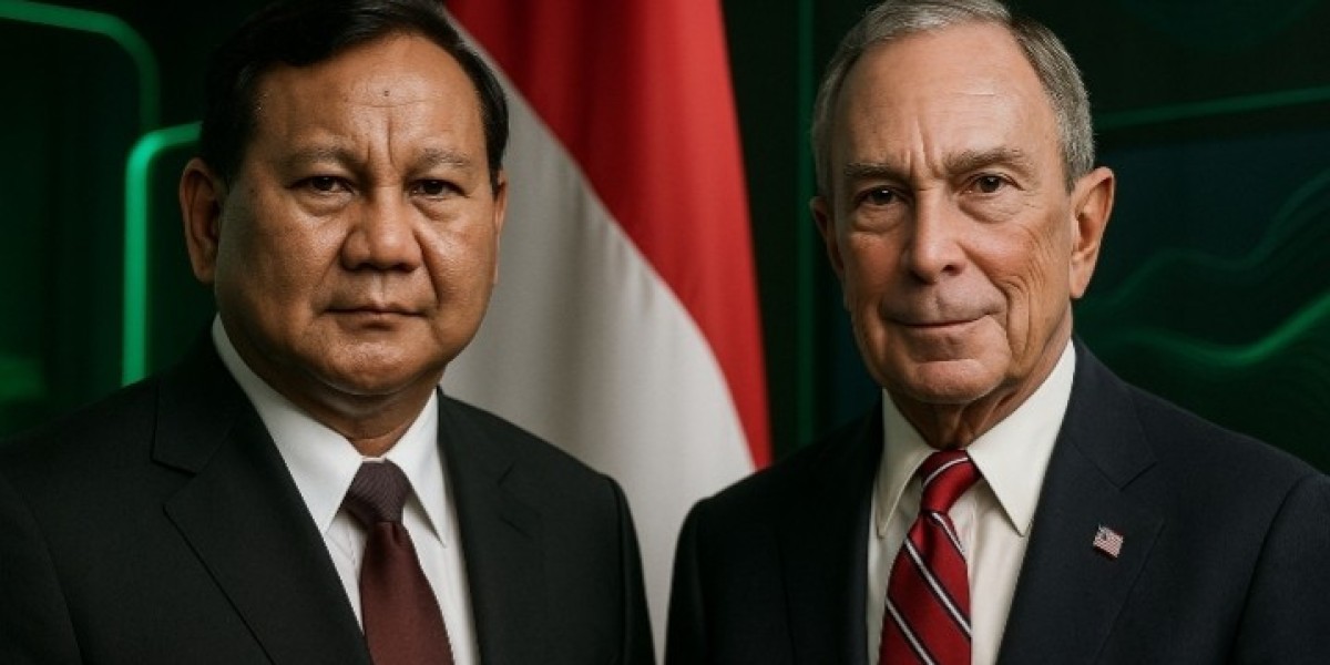 President Prabowo Meets Bloomberg Founder in New York to Discuss Green Energy Investment